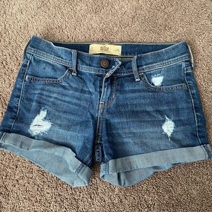 Hollister jean shorts